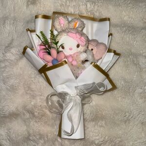 handmade hello kitty flower bouquet ⋆𐙚₊˚⊹♡